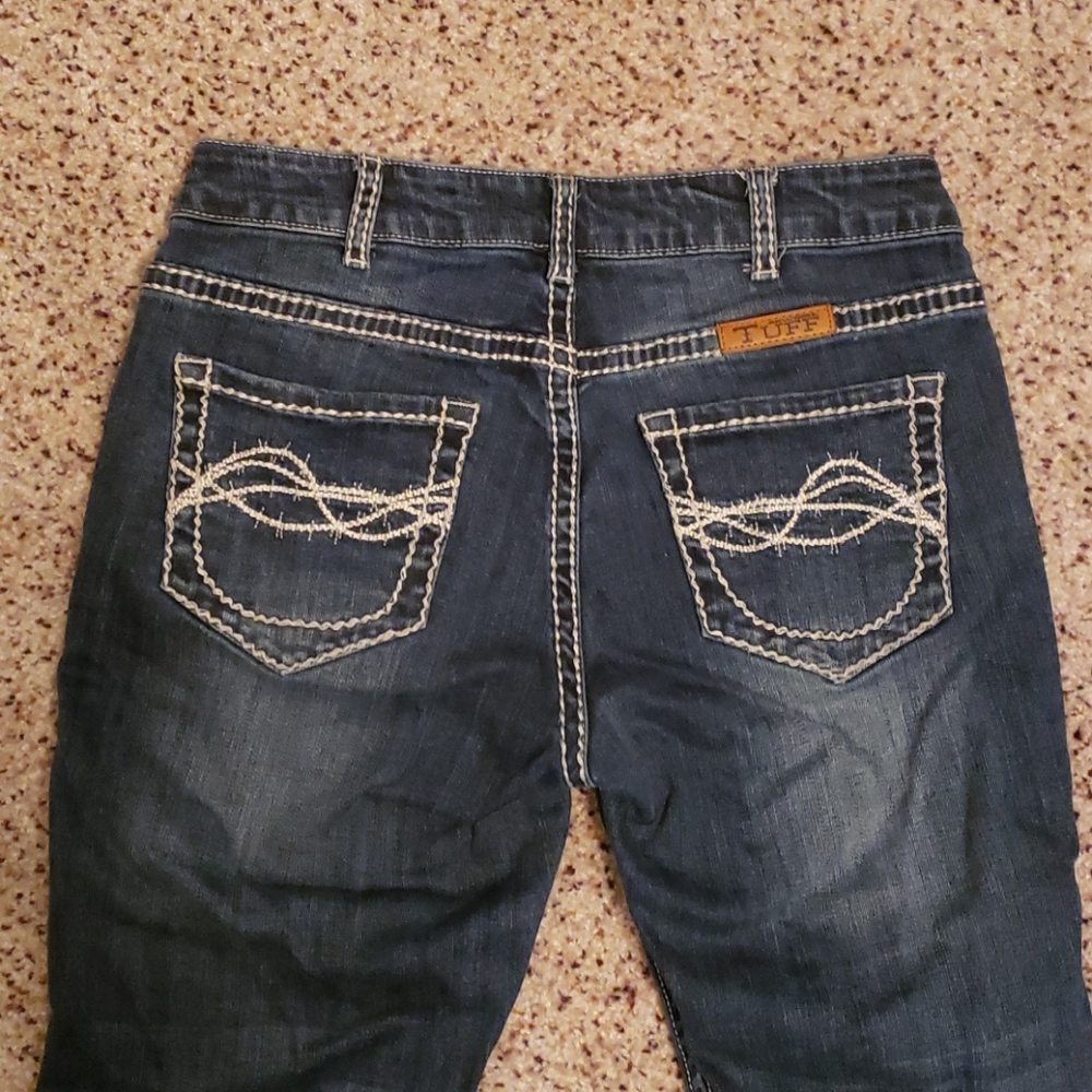 Cowgirl Tuff Don't Fence me in Cream jeans